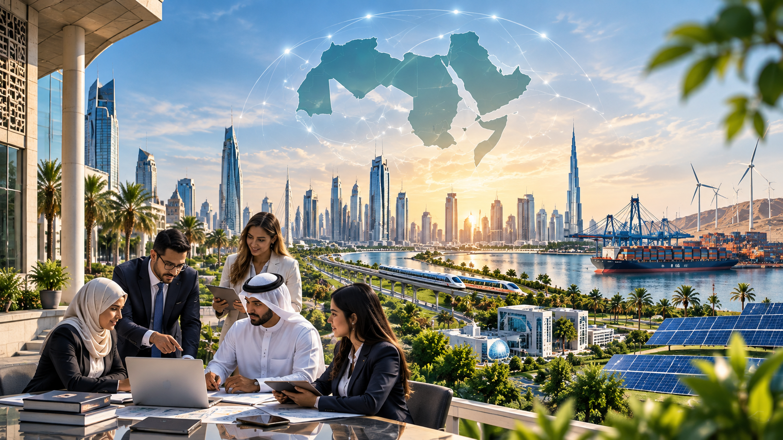 رؤية عربية تجمع التنمية والاستدامة والتكنولوجيا والتكامل بين الدول العربية