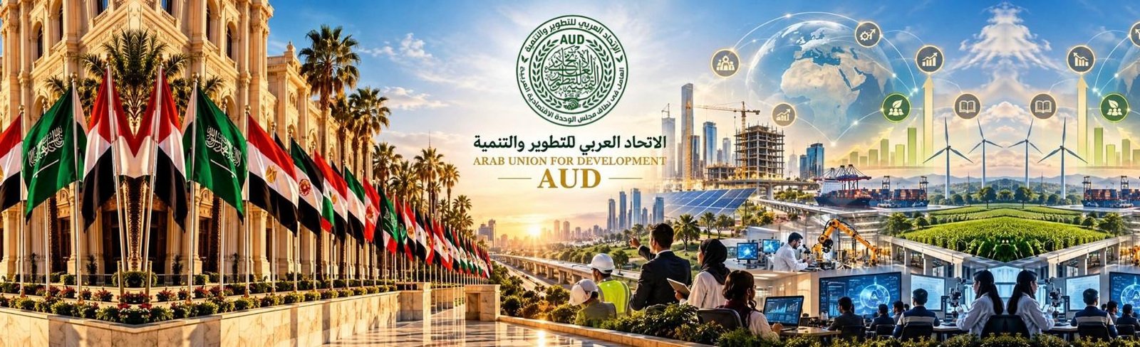 الصورة الرئيسية الأصلية المعتمدة للاتحاد العربي للتطوير والتنمية